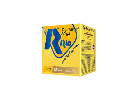 Rio Ammunition TT2075 Top Target 20Gauge 2.75" 7/8oz 7.5Shot 25 Per Box/10 Case