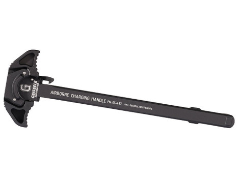Geissele Automatics 05497B Airborne Charging Handle Black Aluminum Ambidextrous Hand