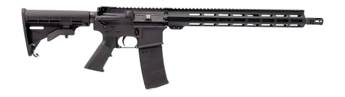Andro Corp Industries 55616BB ACI-15 Bravo 5.56 NATO 30+1 16" Black Nitride Threaded Barrel, Black Anodized Aluminum Receiver w/Picatinny Rail, M-LOK Handguard, M4 Black Polymer Stock, A2 Grip, Ambide