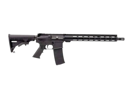 Andro Corp Industries 55616BB ACI-15 Bravo 5.56 NATO 30+1 16" Black Nitride Threaded Barrel, Black Anodized Aluminum Receiver w/Picatinny Rail, M-LOK Handguard, M4 Black Polymer Stock, A2 Grip, Ambide