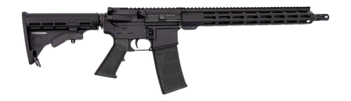 Andro Corp Industries 30016BB ACI-15 Bravo 300 Blackout 30+1 16" Black Nitride Threaded Barrel, Black Anodized Aluminum Receiver w/Picatinny Rail, M-LOK Handguard, M4 Black Polymer Stock, Black A2 Gri