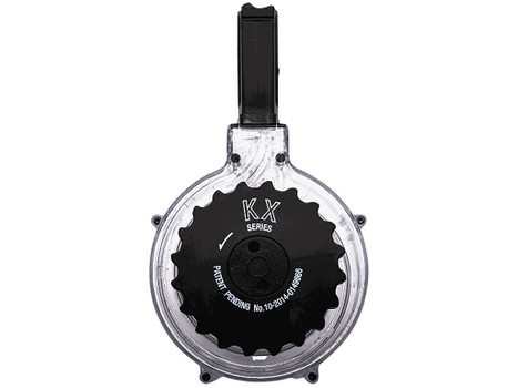 Kci Usa Inc KCIMZ036 AR-15 50rd Drum 5.56x45mm NATO Clear Polymer