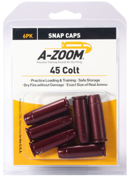 A-Zoom 16124 Revolver Snap Cap 45Colt 6Pack                                                                                                                                                             