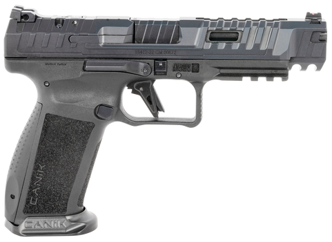 Canik HG6815N SFx Rival 9mm Luger 18+1 5" Black Steel Barrel, Dark Side Ported/Serrated Steel Slide, Polymer Frame w/Beavertail & Picatinny Rail, Ambidextrous                                          