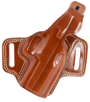 Galco FL822 Fletch  OWB Tan Leather Belt Slide Fits Sig P320 Compact Fits Sig P320X Compact Fits Sig M18 Right Hand                                                                                     
