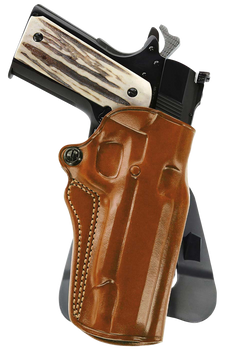 Galco SM2-652 Speed Master 2.0 OWB Tan Leather Paddle Fits Mossberg MC1sc/Ruger Max-9/S&W M&P Shield Plus/Shield 3"9/40 & 2.0 9/40 Right Hand                                                           