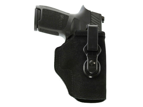 Galco TUC652B Tuck-N-Go 2.0 IWB Black Leather UniClip Fits S&W M&P Shield Fits S&W M&P Shield Plus Fits S&W M&P Shield 2.0 Right Hand
