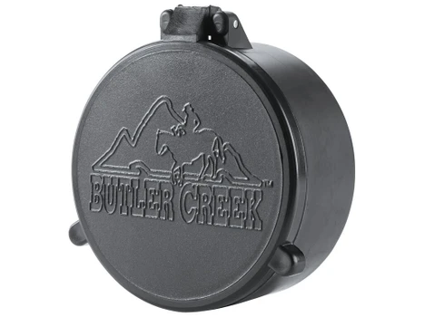 Butler Creek 30070 Flip-Open Objective Scope Cover 36.30mm Obj. Size 07 Black Polymer