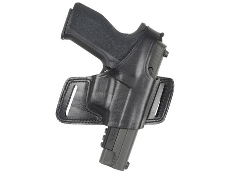 Bianchi 15706 Black Widow OWB Size 01 Black Leather Belt Slide Fits S&W J Frame Fits Taurus 85 Fits Charter Arms Undercover Right Hand