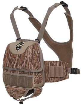 Knight & Hale KHT0103 Run N Gun Turkey Vest Chest Mossy Oak Bottomland                                                                                                                                  