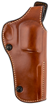 Galco PHX334 Phoenix  OWB Tan Leather Belt Slide Fits Ruger GP100 Fits S&W L Frame Right Hand                                                                                                           