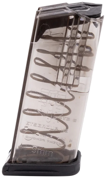 ETS Group GLK26 Pistol Mags  10rd 9mm Luger Compatible w/ Glock 26 Gen1-5 Clear Polymer                                                                                                                 