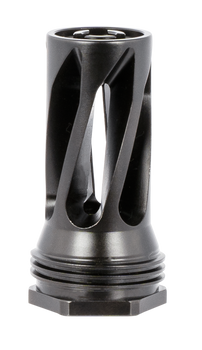 Huxwrx 1677 QD 556 Flash Hider Black with 1/2"-28 tpi Threads,  2.30" OAL & 1.20" Diameter for 5.56x45mm NATO AR-Platform                                                                               