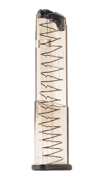 ETS Group GLK43X19 Pistol Mags  19rd Extended 9mm Luger Compatible w/ Glock 43X/48 Clear Polymer                                                                                                        