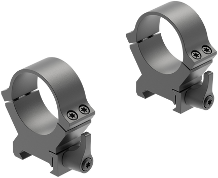Leupold 174078 QRW2 Cross-Slot Scope Ring Set Matte Black Steel 30mm Tube High Quick Release Picatinny/Weaver                                                                                           
