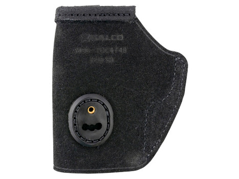 Galco TUC474B Tuck-N-Go 2.0 IWB Black Leather UniClip/Stealth Clip Fits S&W M&P 2.0 Compact/2.0 Subcompact/Savage Stance Ambidextrous