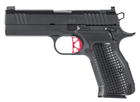 Dan Wesson 92102 DWX Compact Compact Frame 9mm Luger 15+1 4" Match Grade Barrel, Black Serrated Steel Slide, Steel Frame w/Beavertail, Aluminum Grip, Ambidextrous                                      