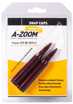 A-Zoom 12252 Rifle Snap Cap 7mm Rem Mag 2Pack                                                                                                                                                           
