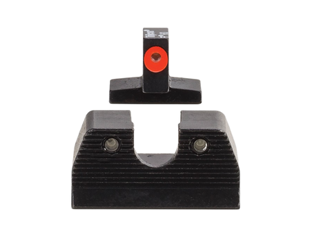 Trijicon 600891 HD XR Night Sight Set Green Tritium/Orange Outline Front, Green Tritium Rear, Black Frame, Fits FN FNP/FNX                                                                              