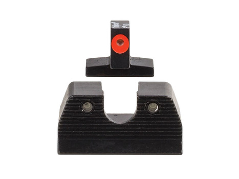 Trijicon 600891 HD XR Night Sight Set Green Tritium/Orange Outline Front, Green Tritium Rear, Black Frame, Fits FN FNP/FNX