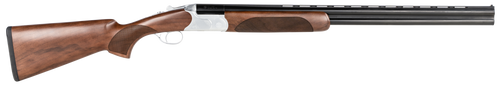 CZ-USA 06478 Redhead Premier  16 Gauge 2.75" 2rd 28" Gloss Black Chrome Barrel, Silver Satin Chrome Metal Finish, Walnut Stock Includes IC & M Chokes                                                   