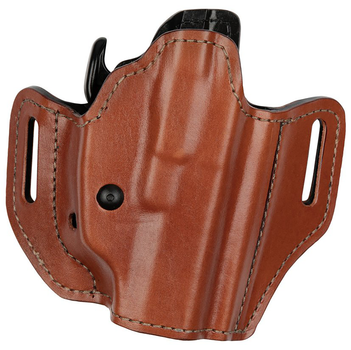 Bianchi 34501 Allusion Assent Pro-Fit OWB Size 04 Tan Leather Belt Slide Fits Springfield XD Fits Sig P220 Fits FN FNP Right Hand                                                                       