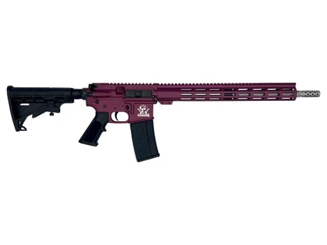 Great Lakes Firearms GL15223SSCHY AR-15 223 Wylde 16" Stainless 30+1, Black Cherry Rec, Black Stock & Grip