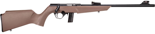 Rossi RB22L1611FDE RB22  Compact 22 LR 10+1, 16" Matte Black Button Rifled Free Floating Steel Barrel, Matte Black Stainless Steel Receiver, Flat Dark Earth Monte Carlo Stock, Right Hand              