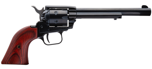 Heritage Mfg RR22B6 Rough Rider  22 LR 6 Shot, 6.50" Black Steel Barrel, Black Zinc Alloy Frame, Black Cylinder, Cocobolo Grip, Hammer/Thumb Safety, Exposed Hammer                                     