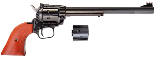 Heritage Mfg RR22MB9AS Rough Rider  22 LR/22 WMR 6 Shot, 9" Black Steel Barrel, Black Zinc Alloy Frame, Black Cylinder Cocobolo Grip, Hammer/Thumb Safety, Exposed Hammer                               
