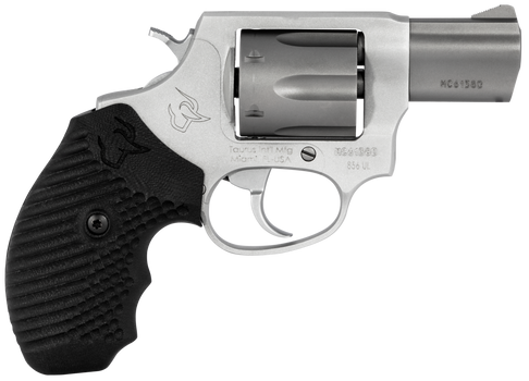 Taurus 2-856029ULVZ06 856 Ultra-Lite Small 38 Special +P 6 Shot 2" Matte Stainless Alloy Steel Barrel & Cylinder, Matte Stainless Aluminum Frame, Black Operator II Grip, Exposed Hammer                
