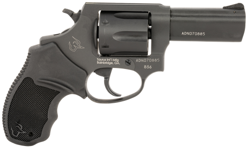 Taurus 2-856P31 856 T.O.R.O. Small 38 Special +P 6 Shot 3" Matte Black Stainless Steel Barrel, Cylinder & Frame, Black Rubber Grip, Transfer Bar Safety, Exposed Hammer                                 