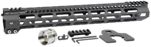 Midwest Industries MIULW15 Ultralight  AR-15 Black Hardcoat Anodized Aluminum/Polymer 15" Picatinny/M-LOK                                                                                               