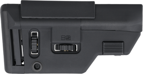 B5 Systems  Precision  Black Synthetic Adjustable with Cheek Riser Fits AR-Platform                                                                                                                     