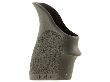 Hogue 18300 HandAll Beavertail Grip Sleeve made of Rubber with Textured Black Finish & Finger Groove for S&W M&P Shield (45); Kahr P-Series, CW (9 & 40)