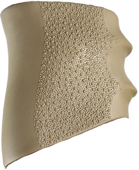 Hogue 17003 HandAll Universal Full Size Grip Sleeve Textured Desert Tan Rubber                                                                                                                          