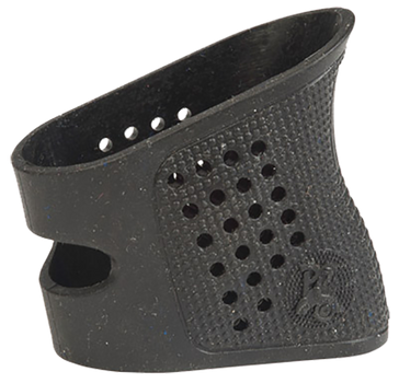 Pachmayr 05175 Tactical Grip Glove  Compatible w/Glock Sub-compact, Soft with Finger Grooves, Black Rubber                                                                                              