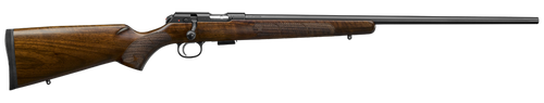 CZ-USA 02310 CZ 457 American Full Size 22 LR 5+1 24" Black Nitride Black Nitride Steel Receiver Turkish Walnut Fixed American Style Stock Right Hand                                                    