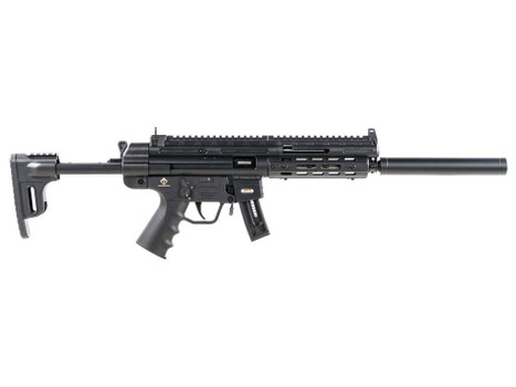 GSG GERGGSG1610ML GSG-16 Full Size 22 LR 10+1 16.25" Black Black Polymer Receiver Black Collapsible w/Storage Compartment Stock Right Hand