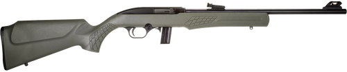 Rossi RS22L1811OD RS22  Semi-Auto 22 LR Caliber with 10+1 Capacity, 18" Barrel, Matte Black Metal Finish & Monte Carlo OD Green Synthetic Stock Right Hand (Full Size)                                  