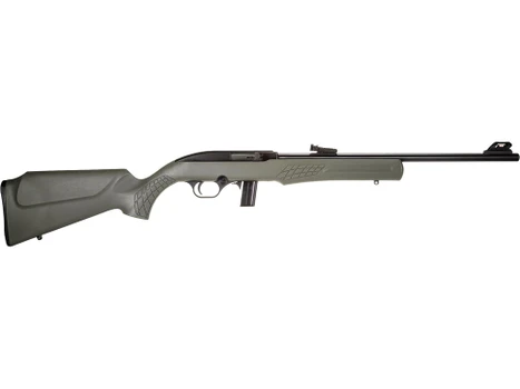 Rossi RS22L1811OD RS22 Semi-Auto 22 LR Caliber with 10+1 Capacity, 18" Barrel, Matte Black Metal Finish & Monte Carlo OD Green Synthetic Stock Right Hand (Full Size)