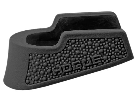 Hogue 18020 OverMolded Extension Base Pad Cobblestone Fits Sig Sauer P365 10rd Black Rubber