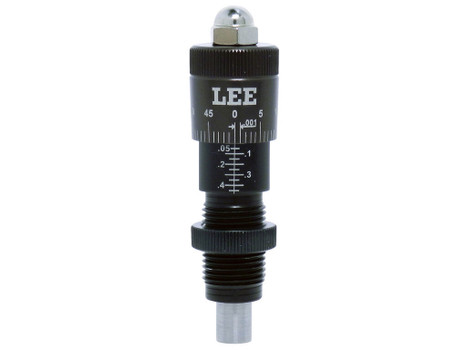 Lee Precision 92162 Micrometer Factory Crimp Adapter Black/Clear 44/45 Cal Pistol Firearm