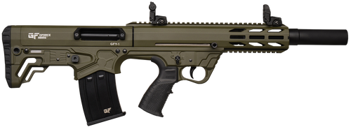 Gforce Arms GFY11220ODG GFY-1 USA 12 Gauge Semi-Auto 3" 5+1 18.50" Black Threaded Barrel, OD Green Cerakote Aluminum Receiver w/Picatinny Rail, OD Green Bullpup Polymer Stock, Polymer Grip            