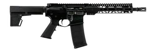 Faxon Firearms FXSPT556105SA9 Sport  5.56 NATO 30+1 10.50" Black Nitride SOCOM Threaded Barrel, Aluminum Receiver w/Picatinny Rail, M-LOK Handguard, Black Polymer KAK Shockwave Pistol Brace, Ergonomic