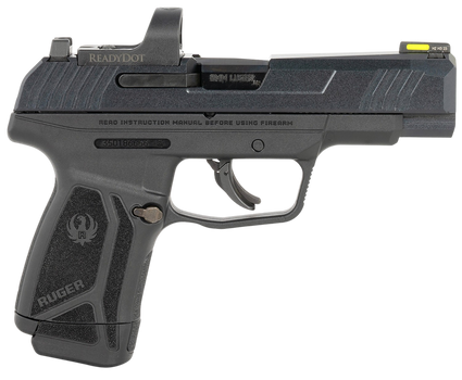 Ruger 3521 Max-9 Long RD 9mm Luger 12+1 4" Black Alloy Steel Optic Ready/Serrated Slide, Black Polymer Frame                                                                                            