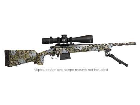 Horizon Firearms RF006P221816T12 Vandal X 22 Creedmoor 18" Black Fluted Threaded Barrel, Drilled & Tapped Receiver, Iota EKO X Carbon Fiber Stock