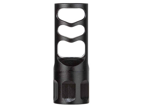 Tapco TAP22046 Self Timing Muzzle Brake Black Nitride Steel 5/8"x24 Threads 30 Cal