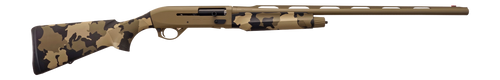 T R Imports A22026OS1 Alpha 2  20 Gauge 3" 4+1 26" Flat Dark Earth Cerakote Vent Rib Barrel & Receiver, Fixed Old School Camo Synthetic Stock                                                           