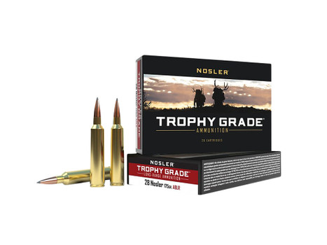 Nosler 60155 Trophy Grade Long-Range 28Nosler 175gr Nosler Spitzer AccuBond Long Range 20 Per Box/10 Case
